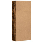 Credenza Rovere Fumo 80x35x180 cm in Legno Multistrato