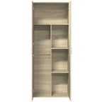 Credenza Rovere Sonoma 70x35x180 cm in Legno Multistrato