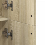 Credenza Rovere Sonoma 70x35x180 cm in Legno Multistrato