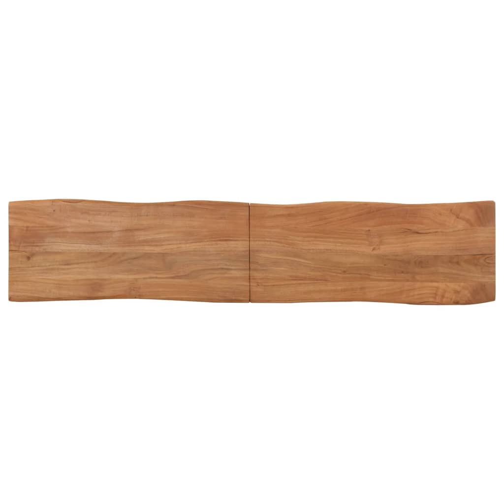 Panca 160 cm in Legno Massello di Acacia e Acciaio
