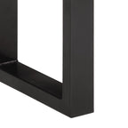 Panca 160 cm in Legno Massello di Recupero e Acciaio