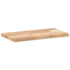 Mensole da Parete 2 pz 60x20x2 cm Legno Acacia Non Trattato