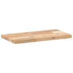 Mensole da Parete 2 pz 60x20x2 cm Legno Acacia Non Trattato