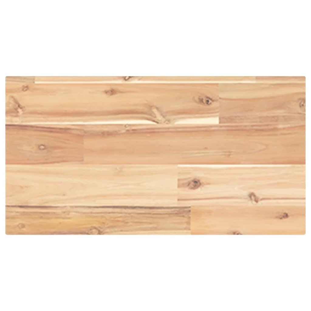 Mensole da Parete 2 pz 60x20x2 cm Legno Acacia Non Trattato