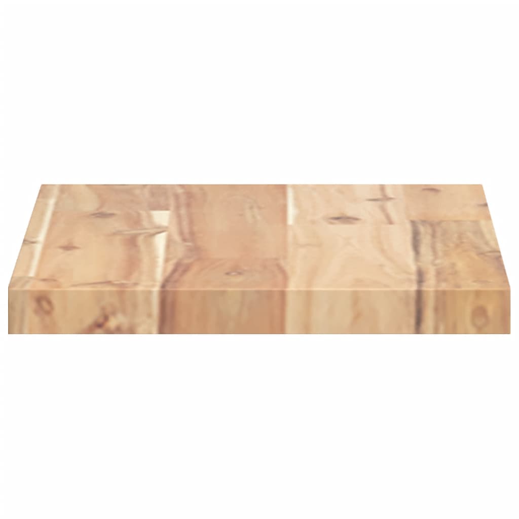 Mensole da Parete 3 pz 60x20x2 cm Legno Acacia Non Trattato