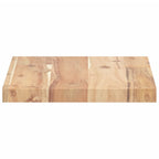 Mensole da Parete 3 pz 60x20x2 cm Legno Acacia Non Trattato