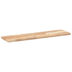 Mensole da Parete 2 pz 80x20x2 cm Legno Acacia Non Trattato
