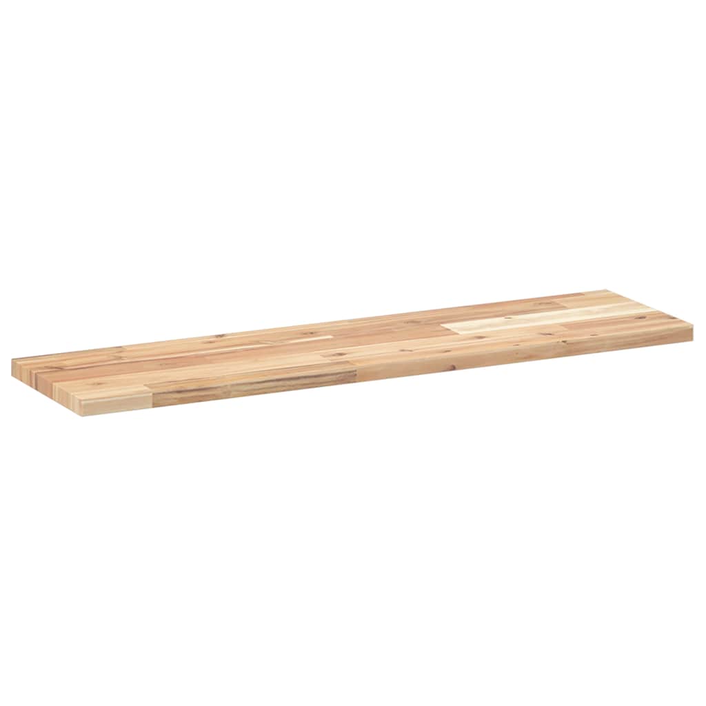 Mensole da Parete 3 pz 80x20x2 cm Legno Acacia Non Trattato