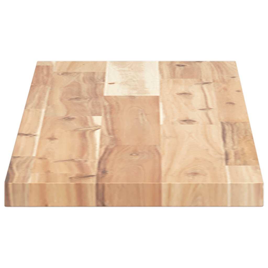 Mensole da Parete 3 pz 80x20x2 cm Legno Acacia Non Trattato