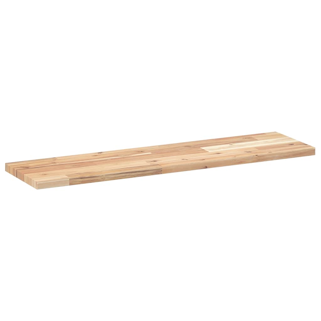 Mensole da Parete 3 pz 80x20x2 cm Legno Acacia Non Trattato