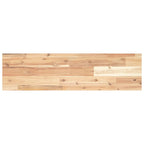 Mensole da Parete 3 pz 80x20x2 cm Legno Acacia Non Trattato