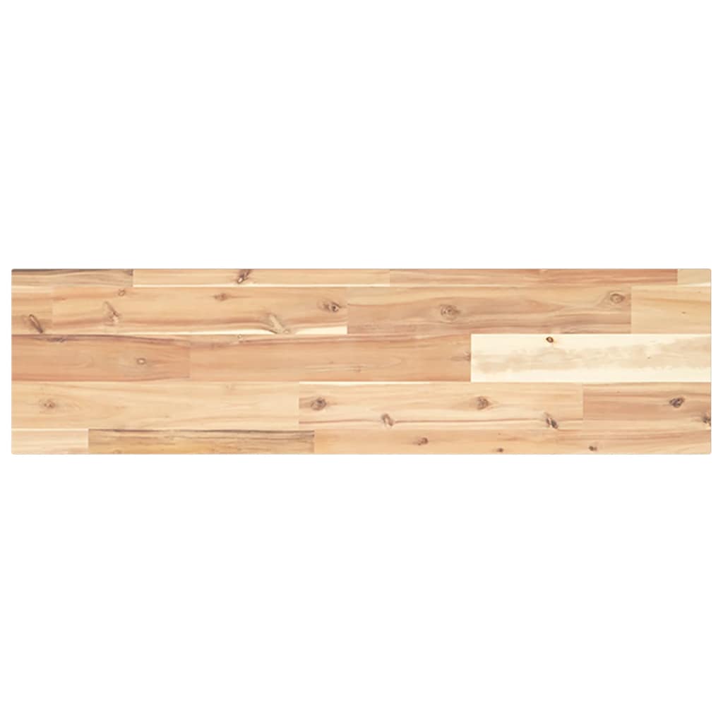 Mensole da Parete 3 pz 80x20x2 cm Legno Acacia Non Trattato