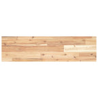 Mensole da Parete 2 pz 100x20x2 cm Legno Acacia Non Trattato