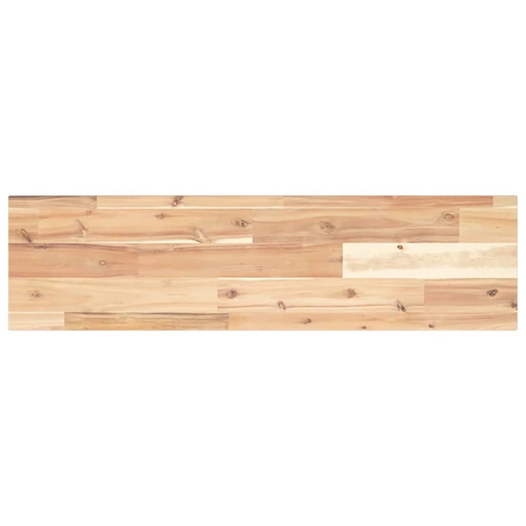 Mensole da Parete 3 pz 100x20x2 cm Legno Acacia Non Trattato