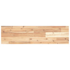 Mensole da Parete 4 pz 100x20x2 cm Legno Acacia Non Trattato