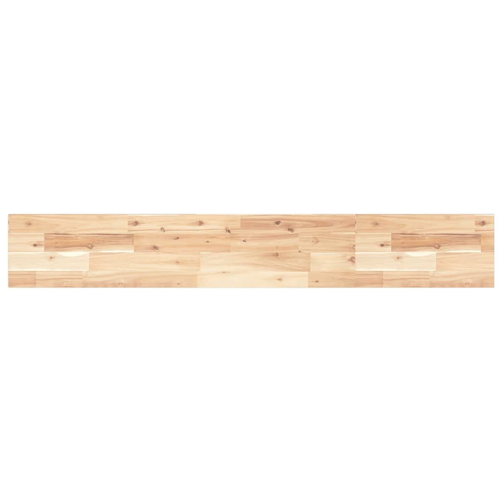 Mensole da Parete 2 pz 120x20x2 cm Legno Acacia Non Trattato
