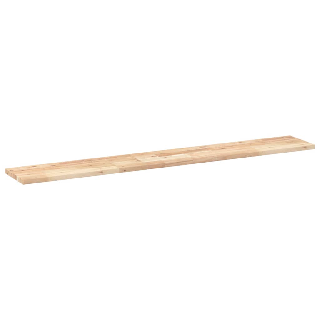 Mensole da Parete 4 pz 120x20x2 cm Legno Acacia Non Trattato