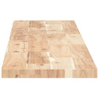 Mensole da Parete 4 pz 120x20x2 cm Legno Acacia Non Trattato