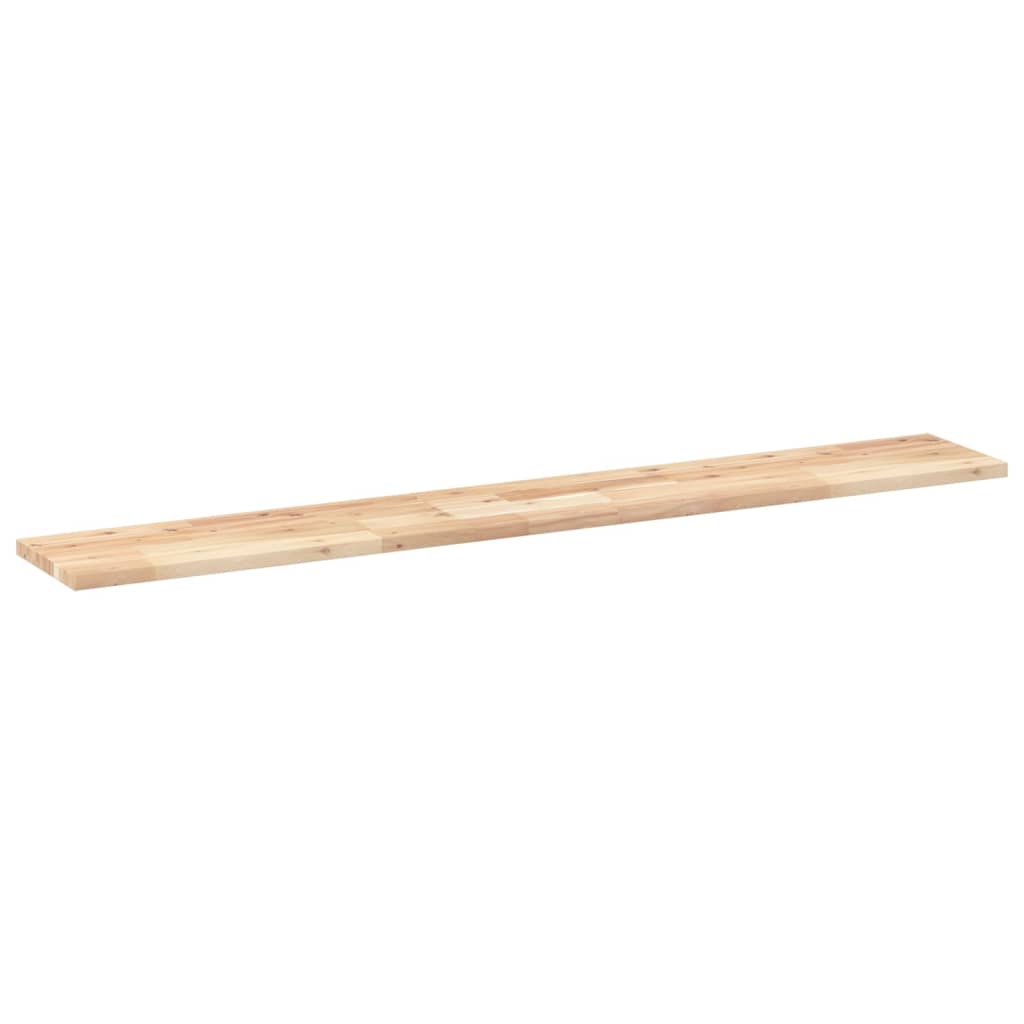Mensole da Parete 4 pz 120x20x2 cm Legno Acacia Non Trattato