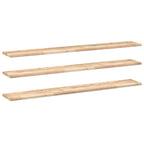 Mensole da Parete 3 pz 160x20x2 cm Legno Acacia Non Trattato