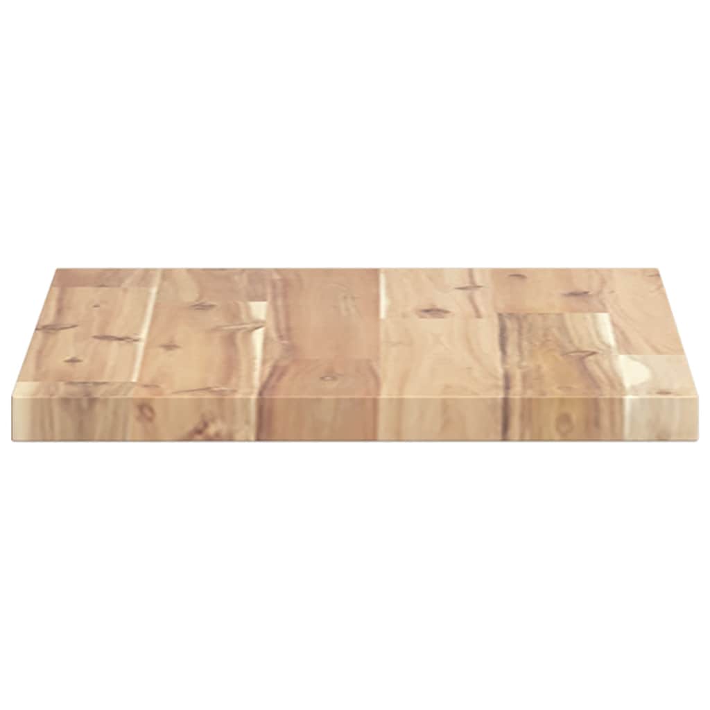 Mensole da Parete 2 pz 40x30x2 cm Legno Acacia Non Trattato