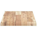 Ripiano a Parete 80x30x2 cm Legno Massello Acacia Non Trattato
