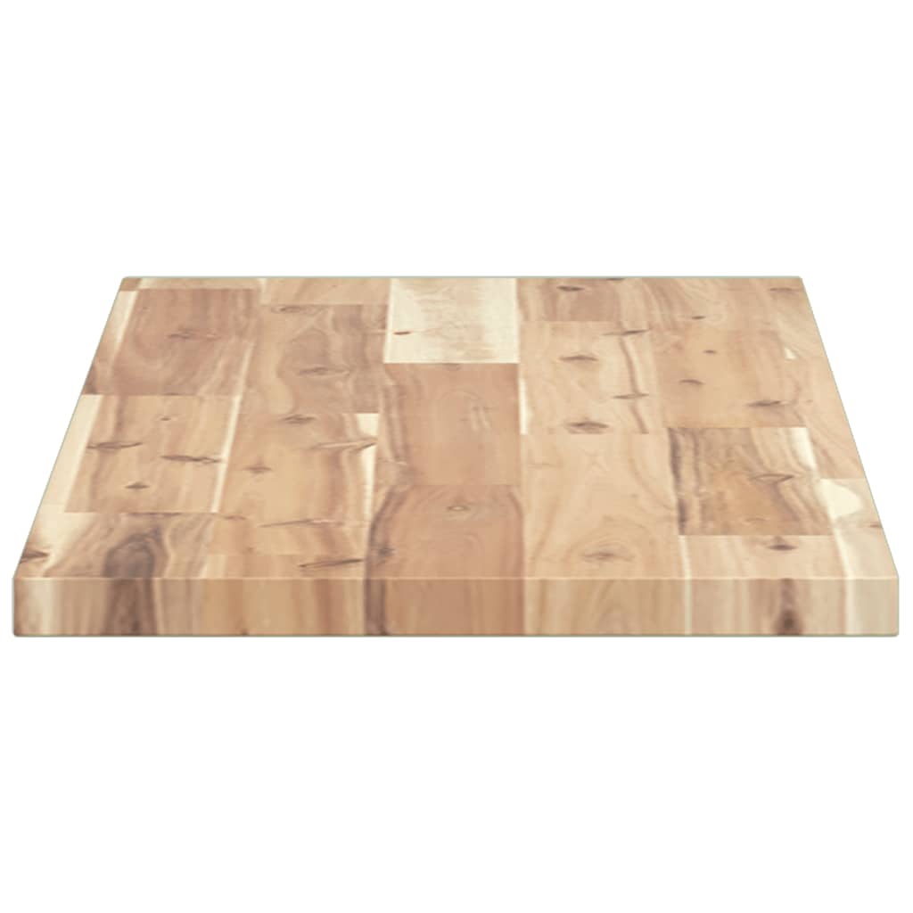 Ripiano a Parete 80x30x2 cm Legno Massello Acacia Non Trattato