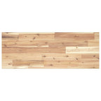 Mensole da Parete 2 pz 80x30x2 cm Legno Acacia Non Trattato