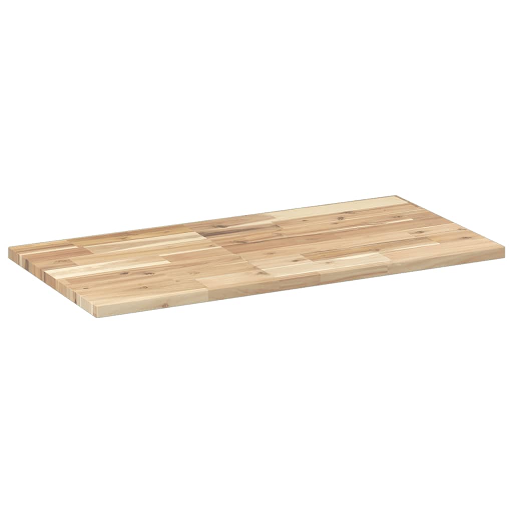 Mensole da Parete 2 pz 80x40x2 cm Legno Acacia Non Trattato