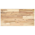 Mensole da Parete 2 pz 80x40x2 cm Legno Acacia Non Trattato