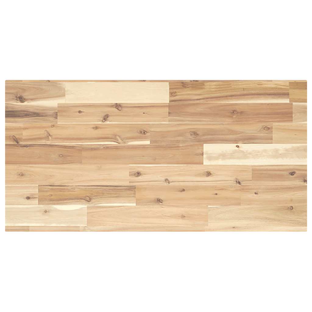 Mensole da Parete 4 pz 80x40x2 cm Legno Acacia Non Trattato