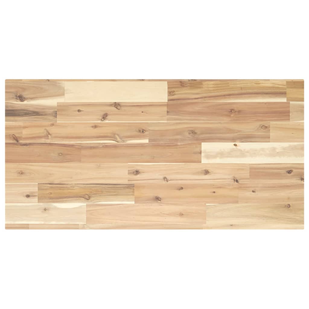 Mensole da Parete 3 pz 100x40x2 cm Legno Acacia Non Trattato