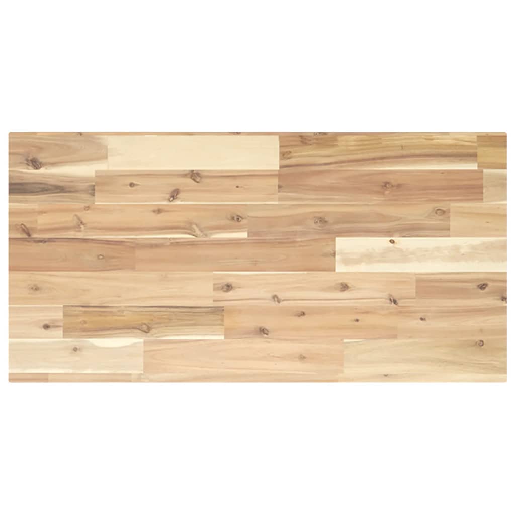 Mensole da Parete 4 pz 100x40x2 cm Legno Acacia Non Trattato