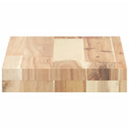 Mensole da Parete 3 pz 40x20x4 cm Legno Acacia Non Trattato