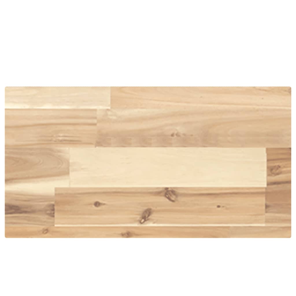 Mensole da Parete 3 pz 40x20x4 cm Legno Acacia Non Trattato