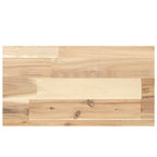 Mensole da Parete 2 pz 60x20x4 cm Legno Acacia Non Trattato