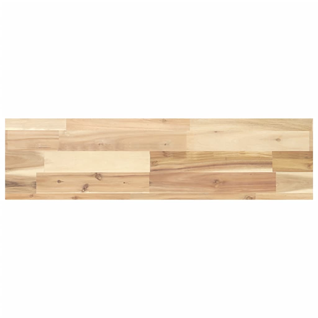 Mensole da Parete 3 pz 100x20x4 cm Legno Acacia Non Trattato