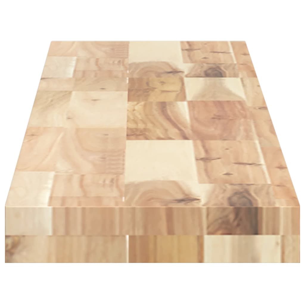 Mensole da Parete 3 pz 140x20x4 cm Legno Acacia Non Trattato