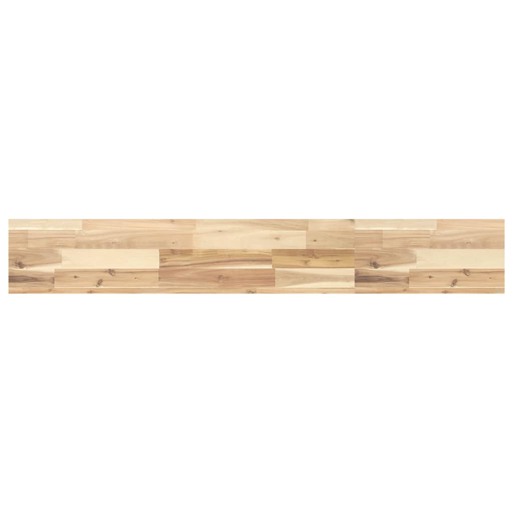 Mensole da Parete 3 pz 140x20x4 cm Legno Acacia Non Trattato
