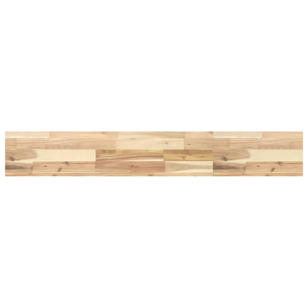 Mensole da Parete 4 pz 140x20x4 cm Legno Acacia Non Trattato