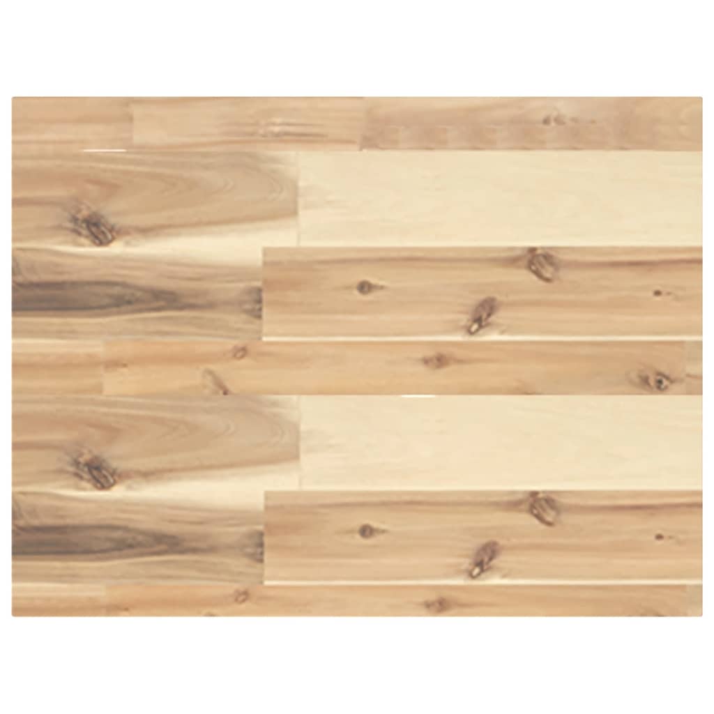 Mensole da Parete 2 pz 60x30x4 cm Legno Acacia Non Trattato