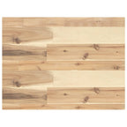 Mensole da Parete 2 pz 60x30x4 cm Legno Acacia Non Trattato