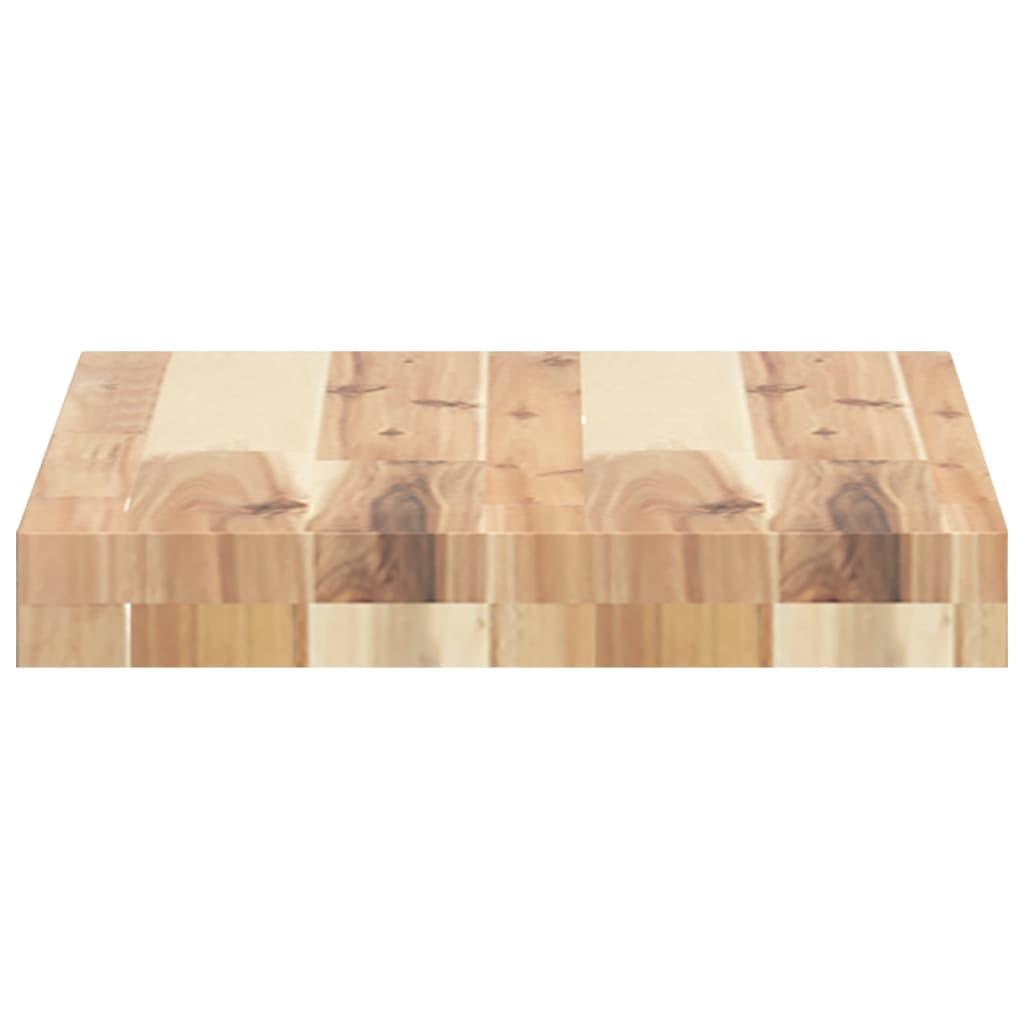 Mensole da Parete 3 pz 60x30x4 cm Legno Acacia Non Trattato