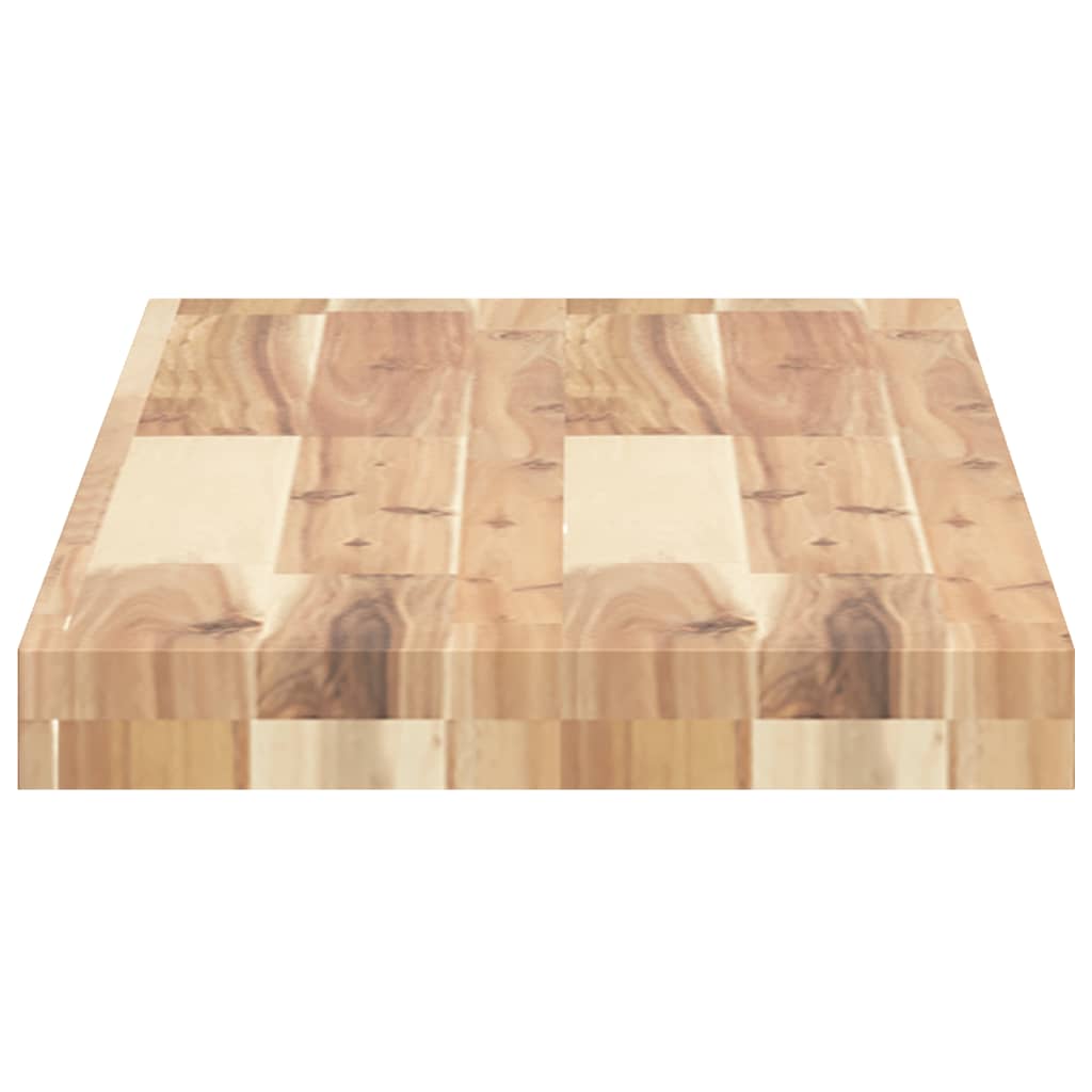 Mensole da Parete 2 pz 100x30x4 cm Legno Acacia Non Trattato