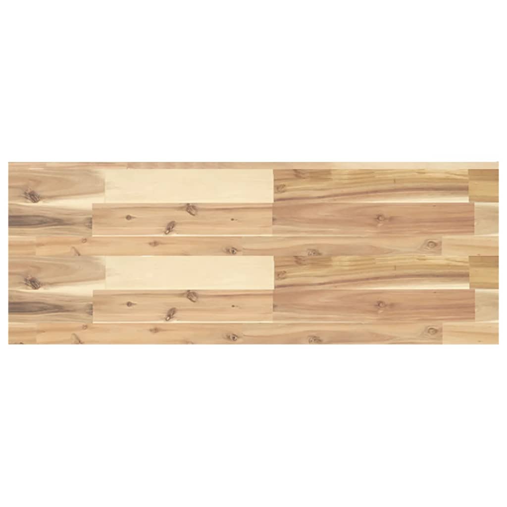 Mensole da Parete 3 pz 100x30x4 cm Legno Acacia Non Trattato