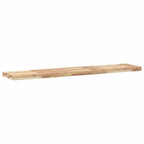 Mensole da Parete 2 pz 120x30x4 cm Legno Acacia Non Trattato
