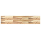 Mensole da Parete 2 pz 120x30x4 cm Legno Acacia Non Trattato