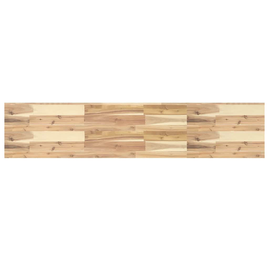 Mensole da Parete 2 pz 120x30x4 cm Legno Acacia Non Trattato