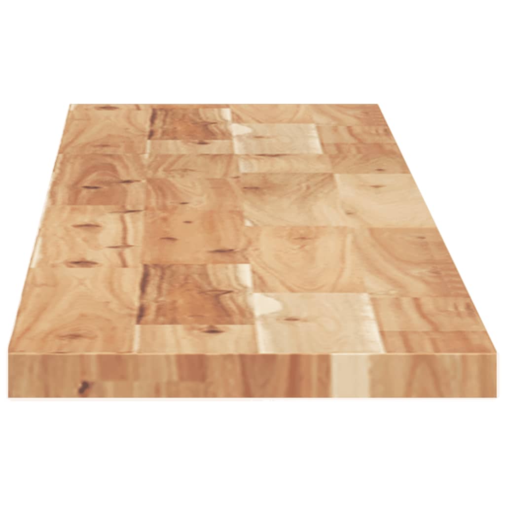 Mensole da Parete 2 pz 160x20x2 cm Legno Acacia Rifinito a Olio