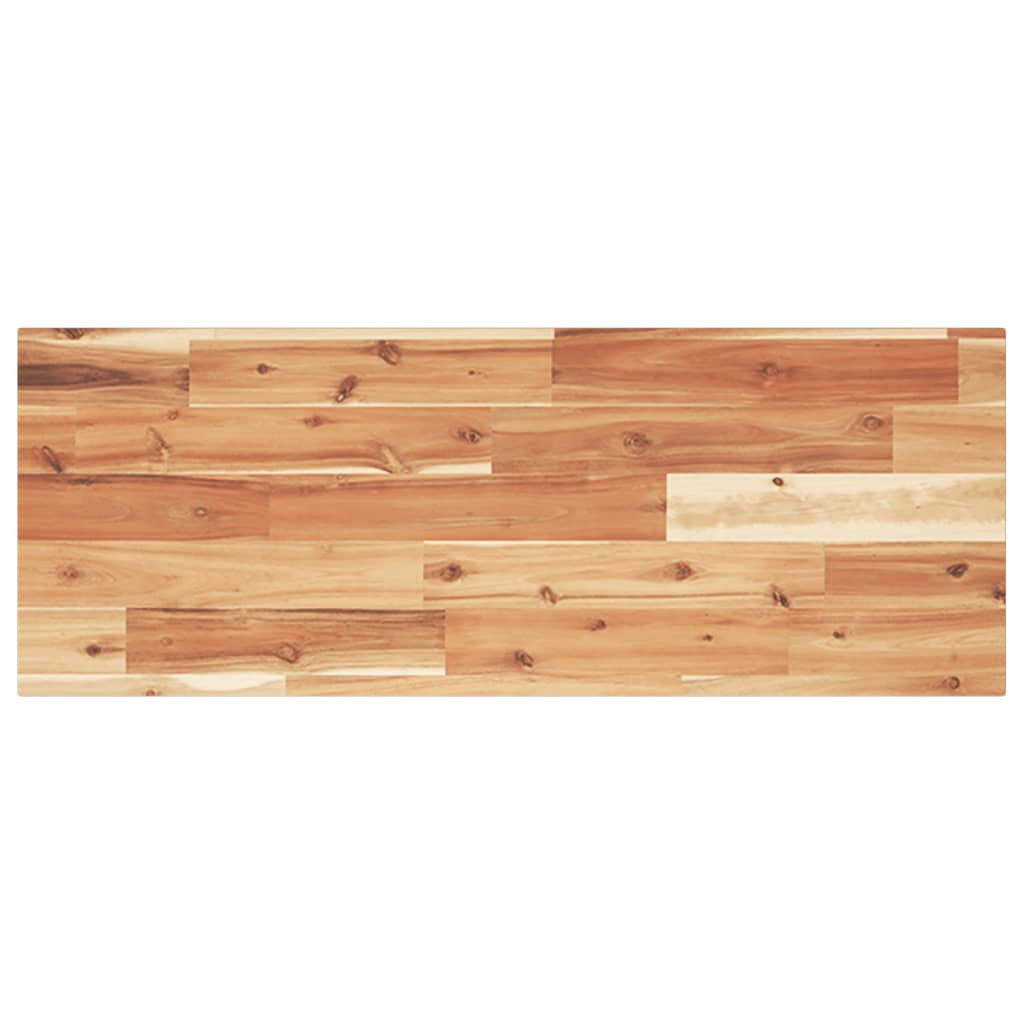 Mensole da Parete 2 pz 100x30x2 cm Legno Acacia Rifinito a Olio